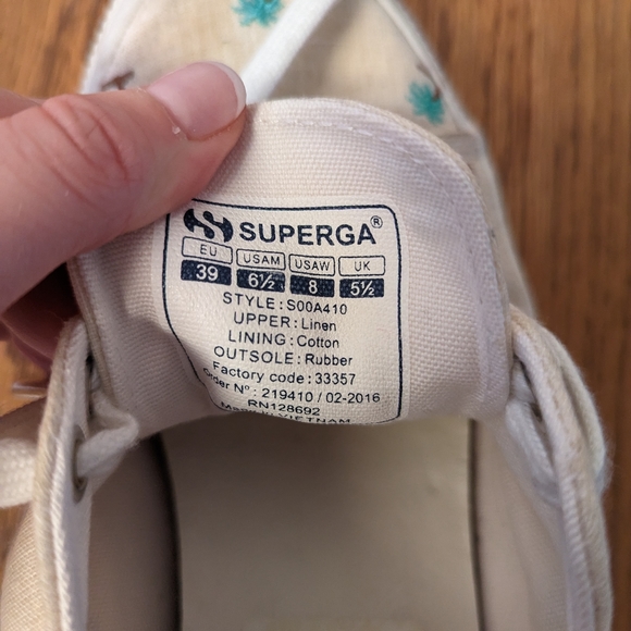 Superga xo Jennifer Meyer sneakers for women with palm trees patterns - Picture 10 of 10
